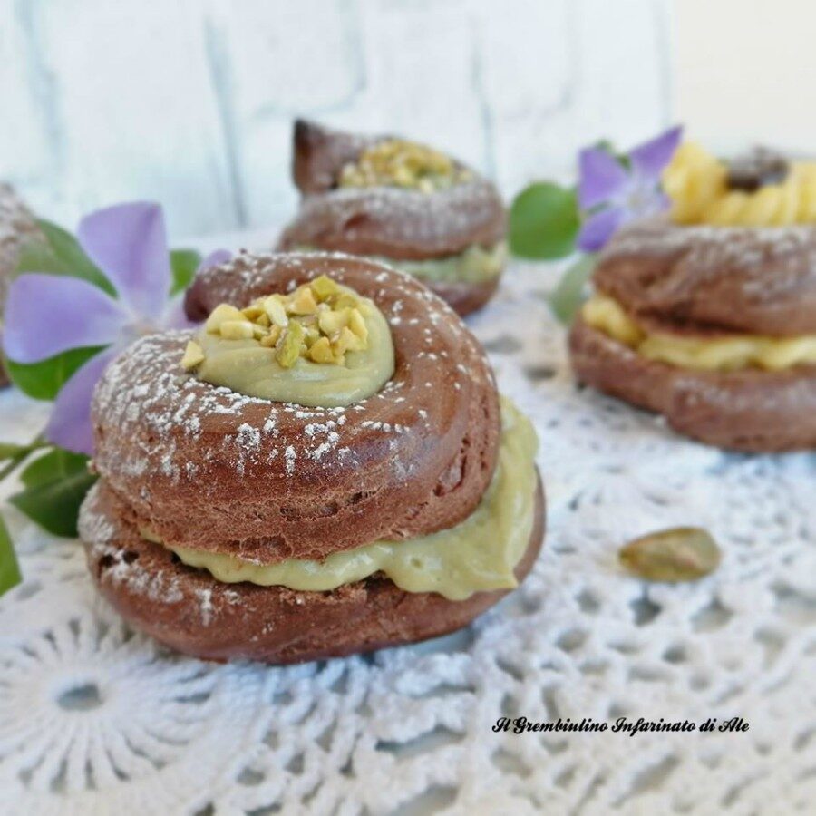 Zeppole al cacao senza burro