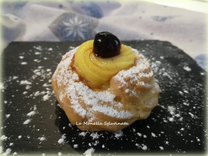 Zeppole al forno con farine naturali