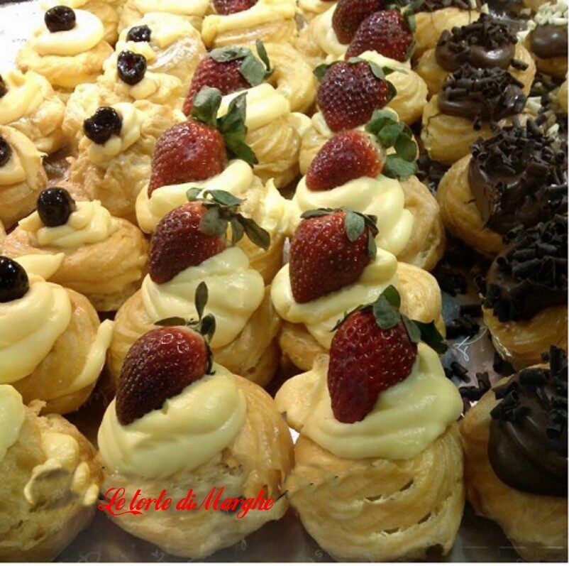 Zeppole con crema “pasta choux”