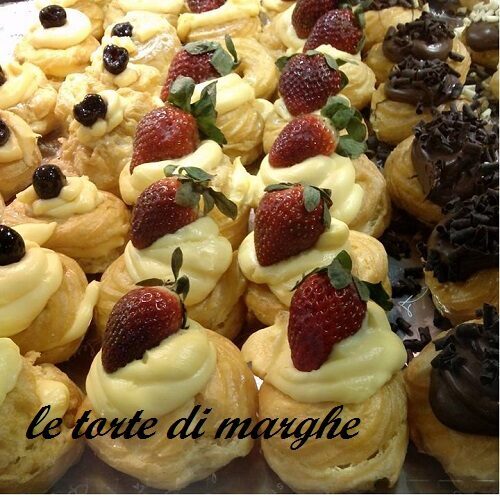 Zeppole con crema