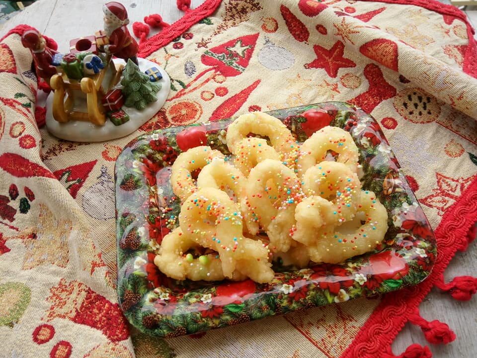 Zeppole di natale bollite senza glutine