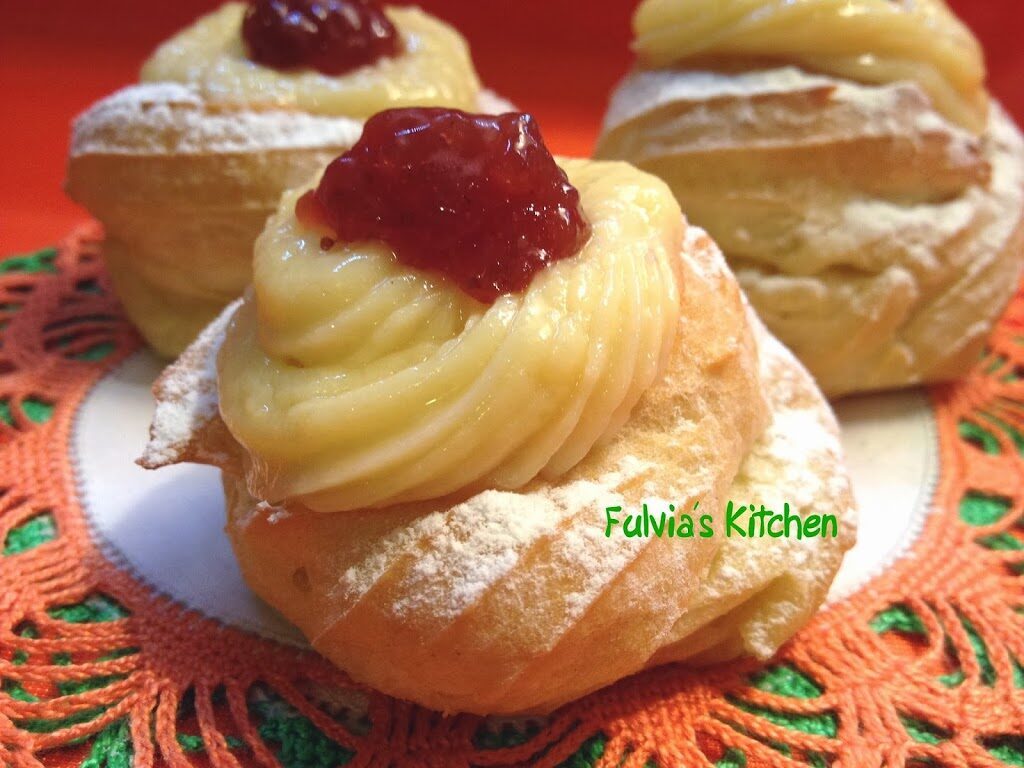 Zeppole di san giuseppe al forno