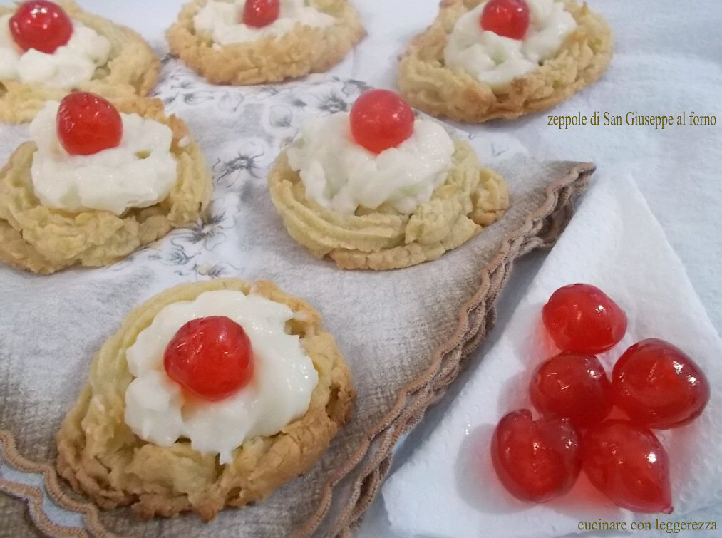 Zeppole di san giuseppe al forno