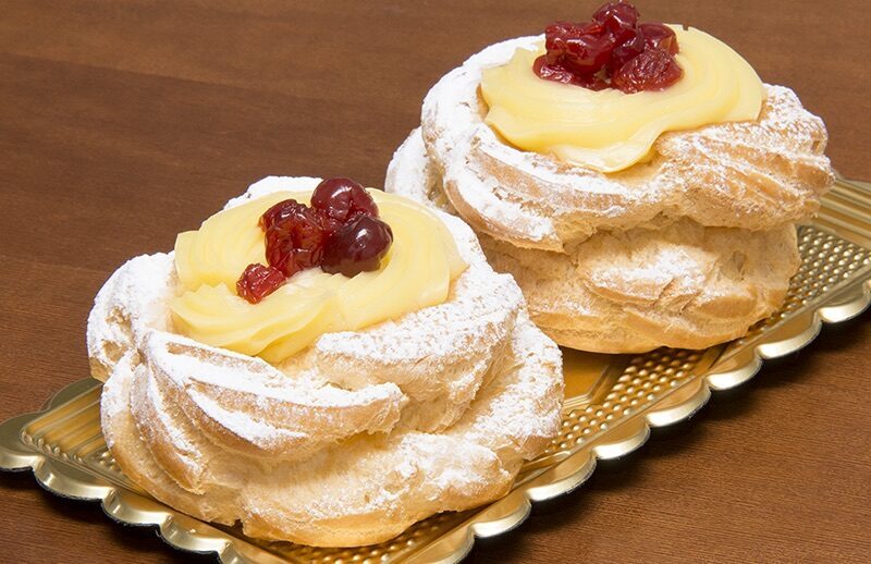 Zeppole di san giuseppe al forno