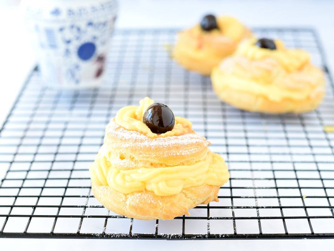 Zeppole di san giuseppe al forno