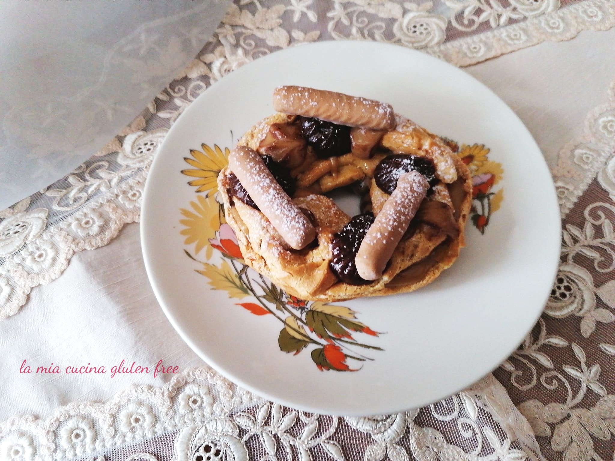 Zeppole di San Giuseppe cioccolato e caramello salato senza glutine