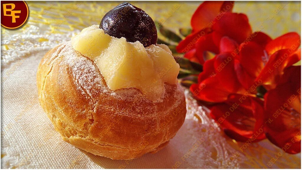Zeppole di san giuseppe cotte al forno