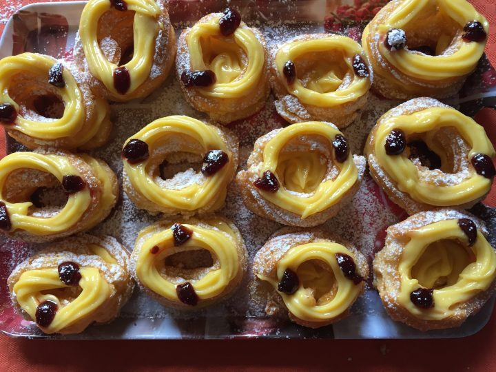 Zeppole di san giuseppe doppia cottura