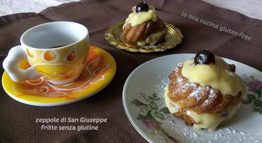 Zeppole di san giuseppe fritte senza glutine