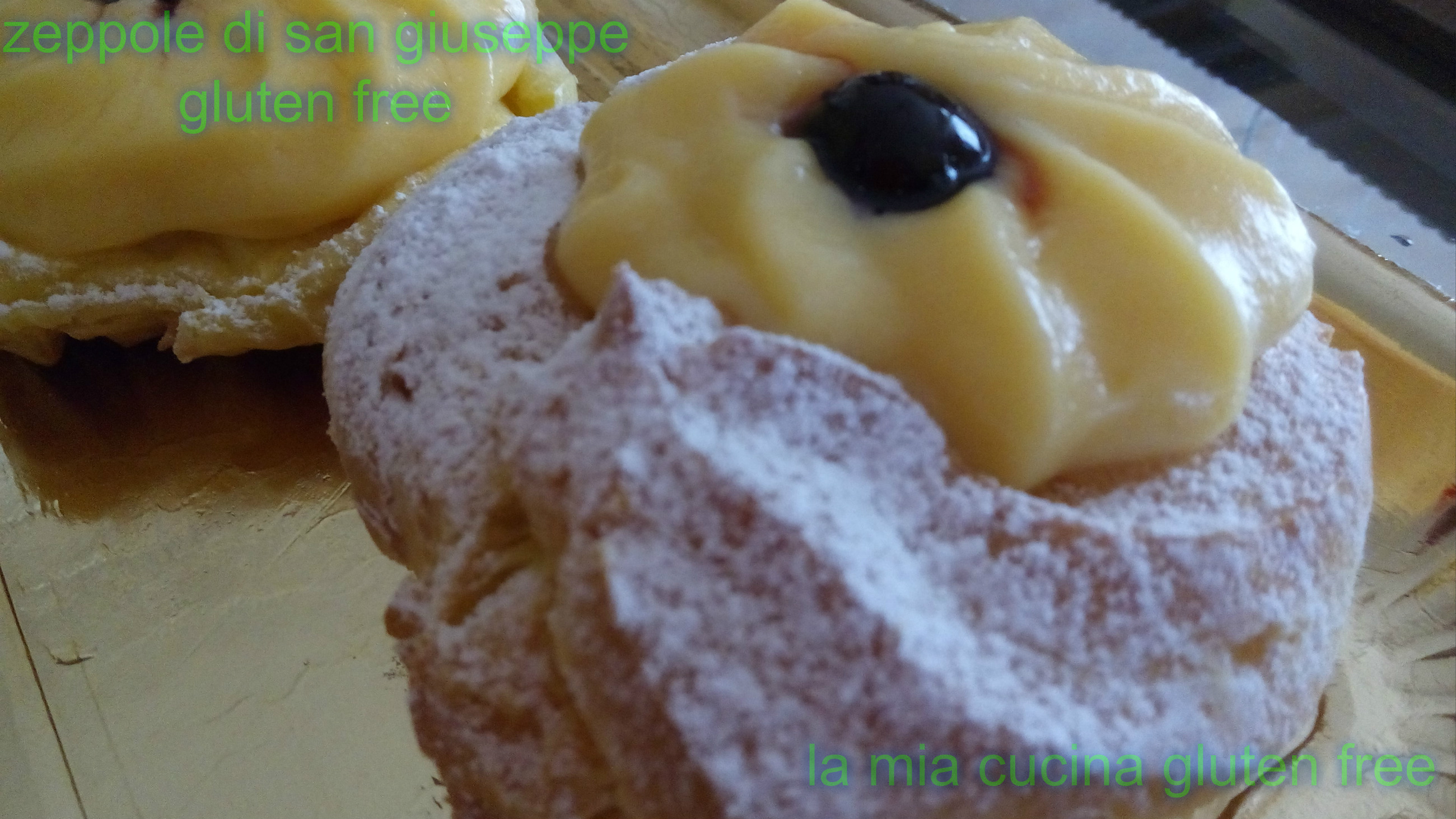 Zeppole di san giuseppe gluten free