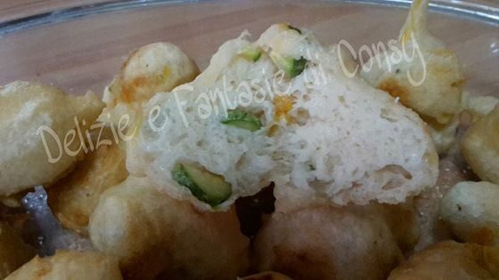 Zeppole sciurilli e cucuzzilli