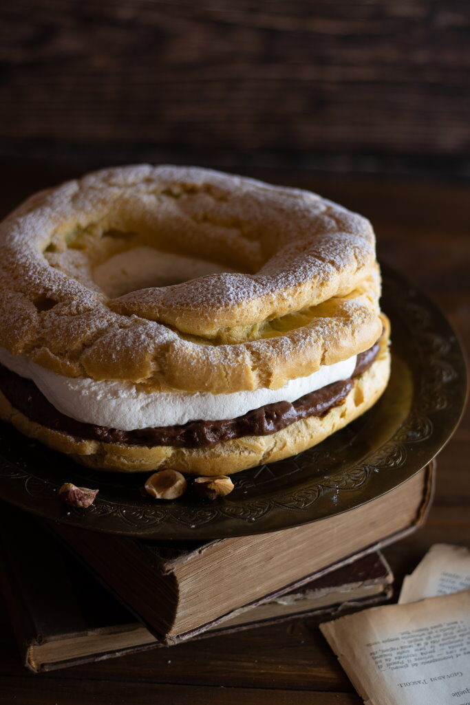 Zeppolone panna e cioccolato