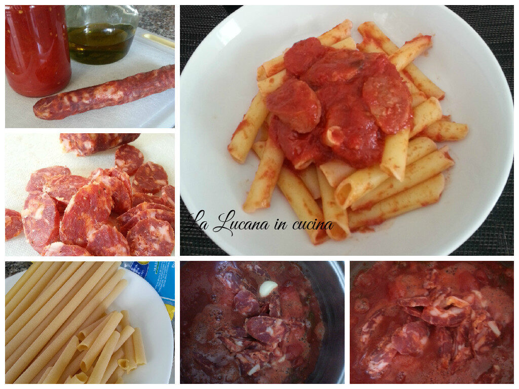 Ziti al sugo di salsiccia lucana