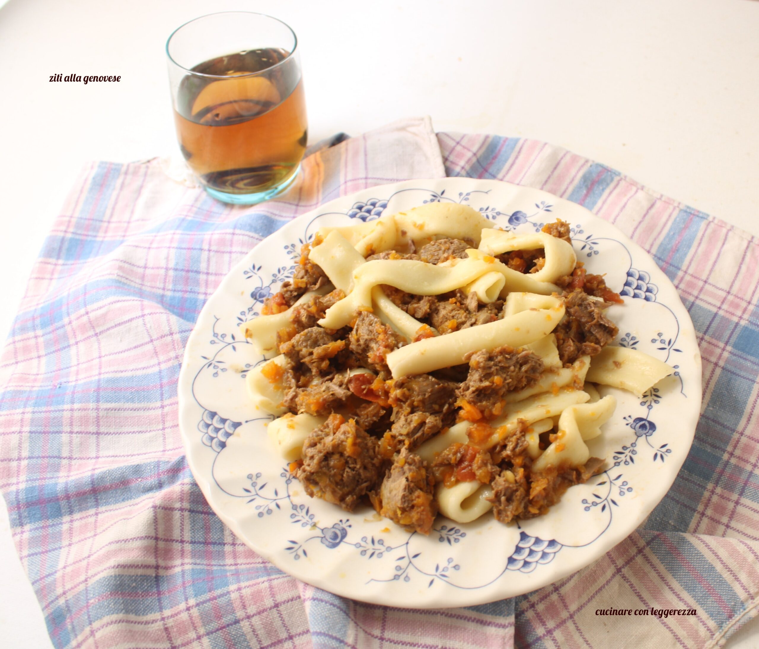 Ziti alla genovese