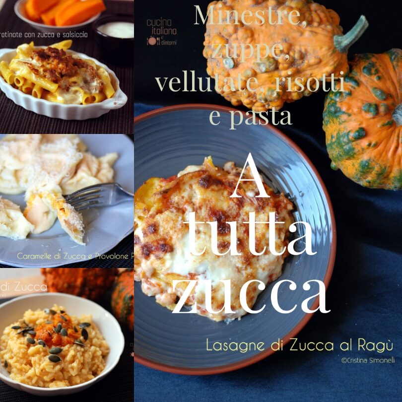 Zucca: i primi piatti.