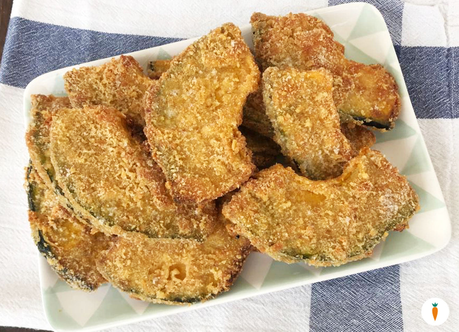 Zucca impanata al forno