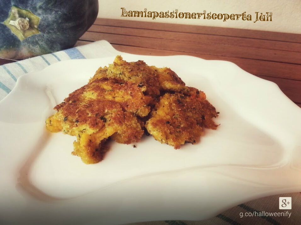 Zucca impanata fritta.