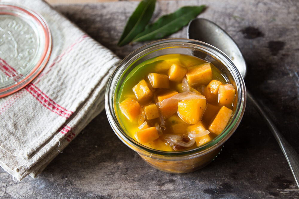 Zucca in saor al forno