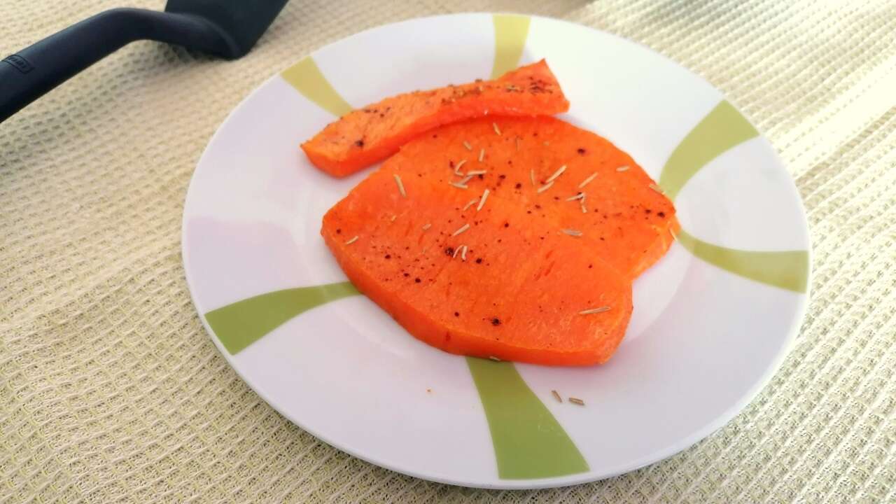 Zucca speziata al forno, dal gusto orientale