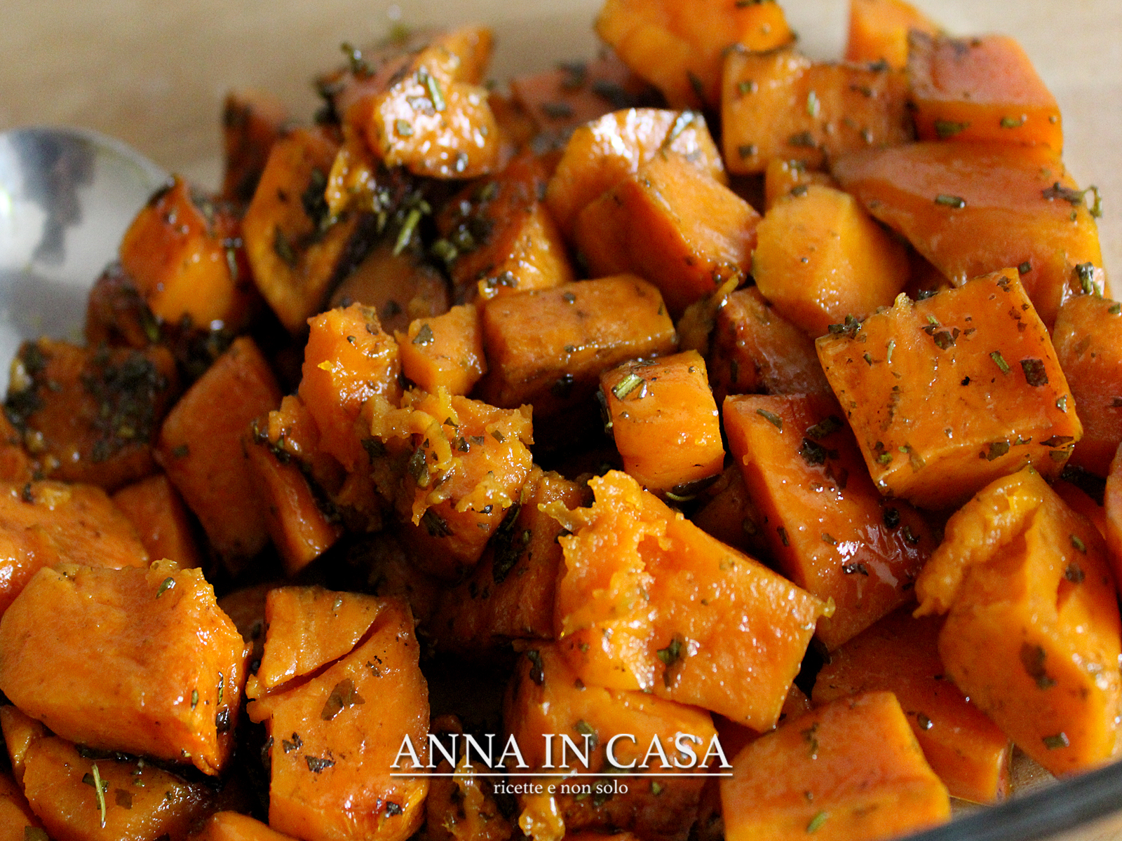 Zucca speziata al forno