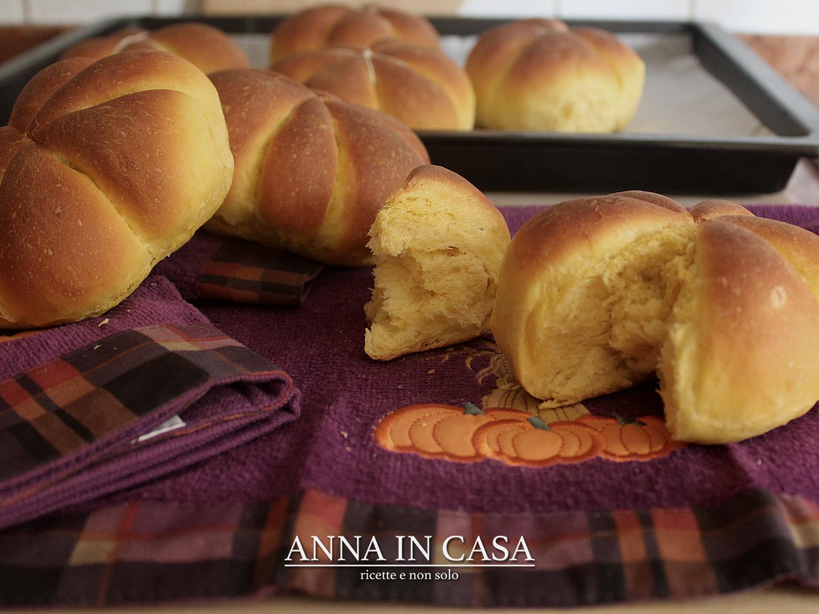 Zucche di pane – ricetta passo passo