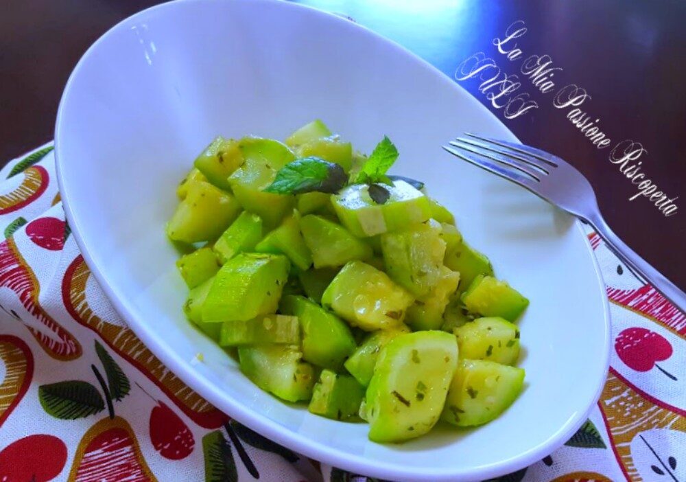 Zucchina siciliana saltata in padella