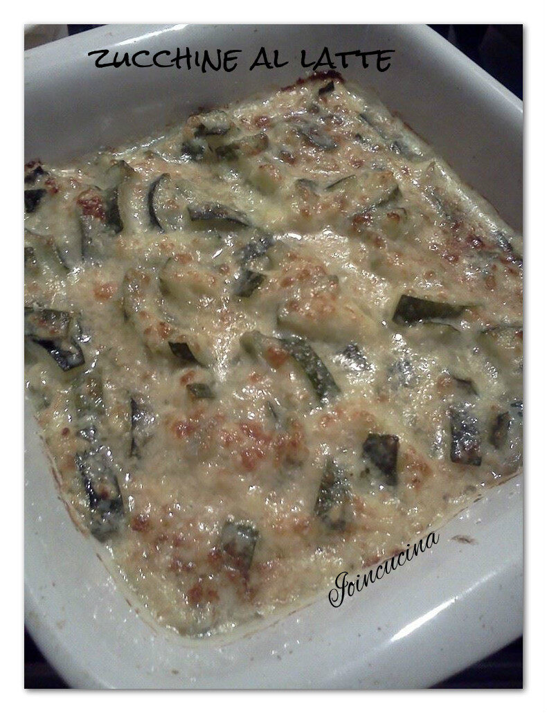Zucchine al latte