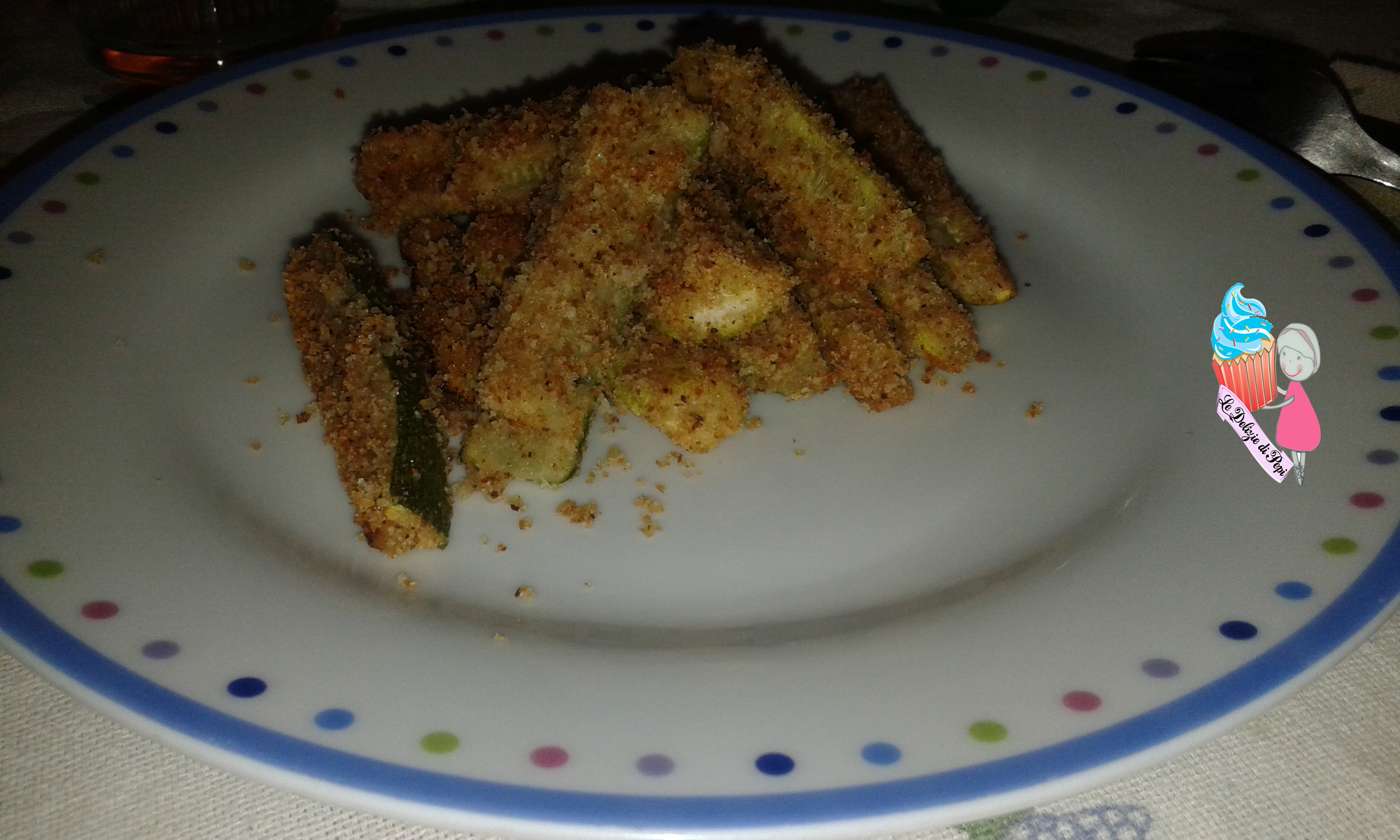 Zucchine al pan grattato