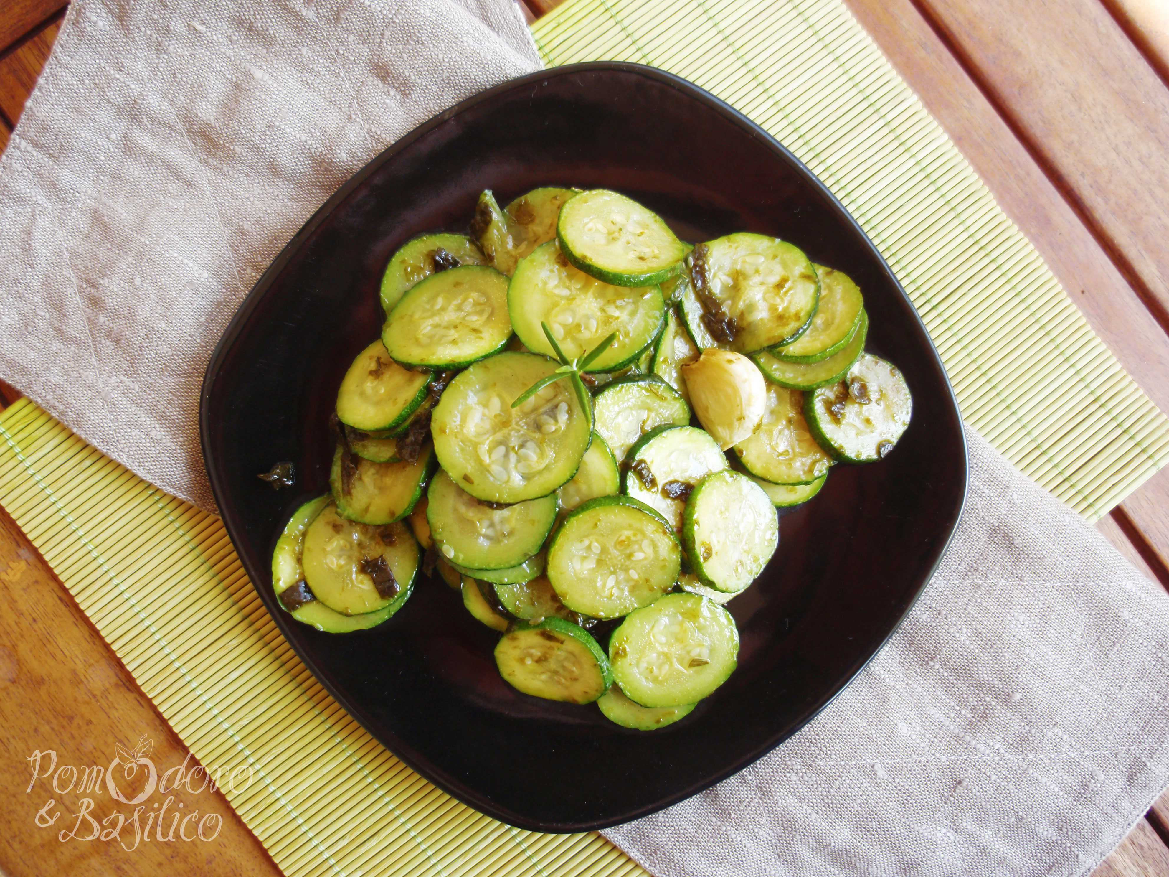 Zucchine al profumo di mare