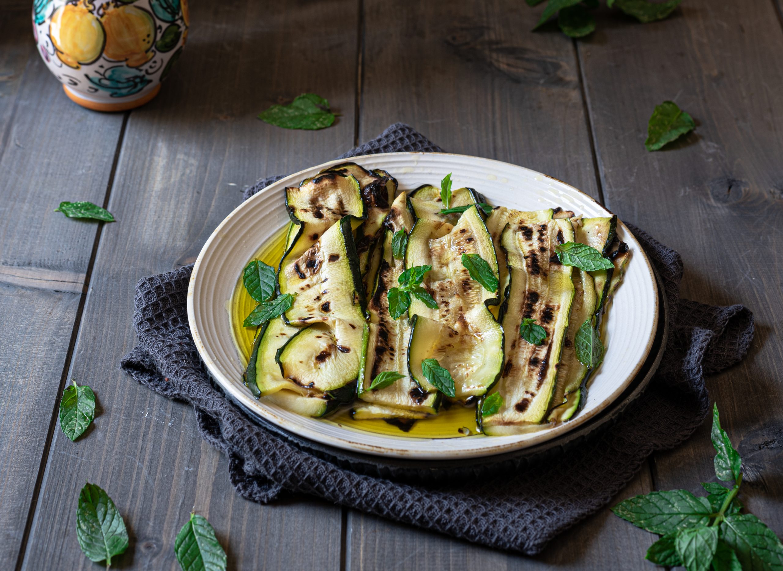 Zucchine alla menta ricetta siciliana