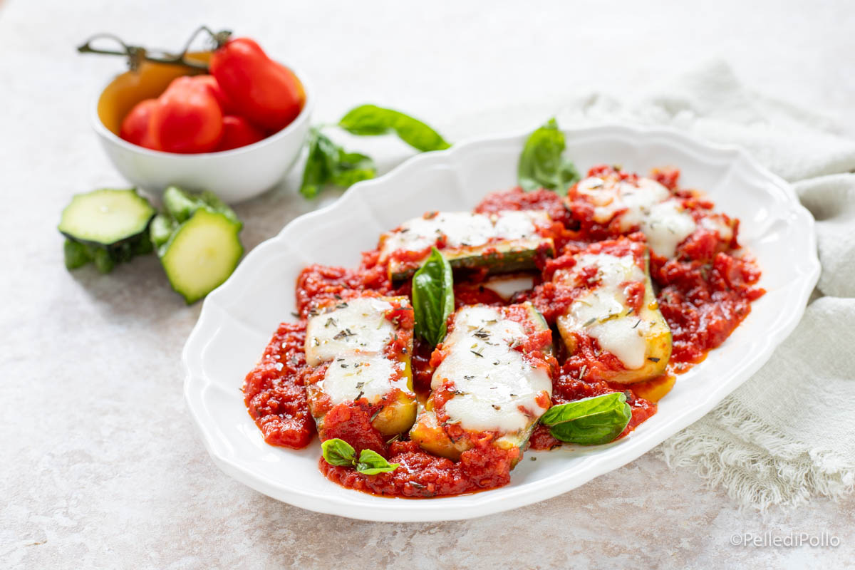 Zucchine alla pizzaiola in padella