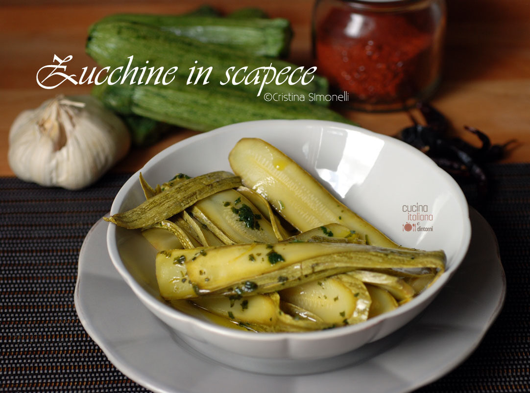 Zucchine alla scapece in un solo passaggio, ricetta semplice