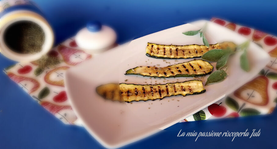 Zucchine arrosto con salvia