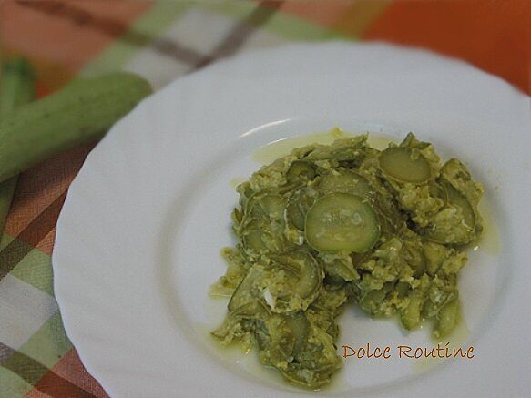 Zucchine con le uova