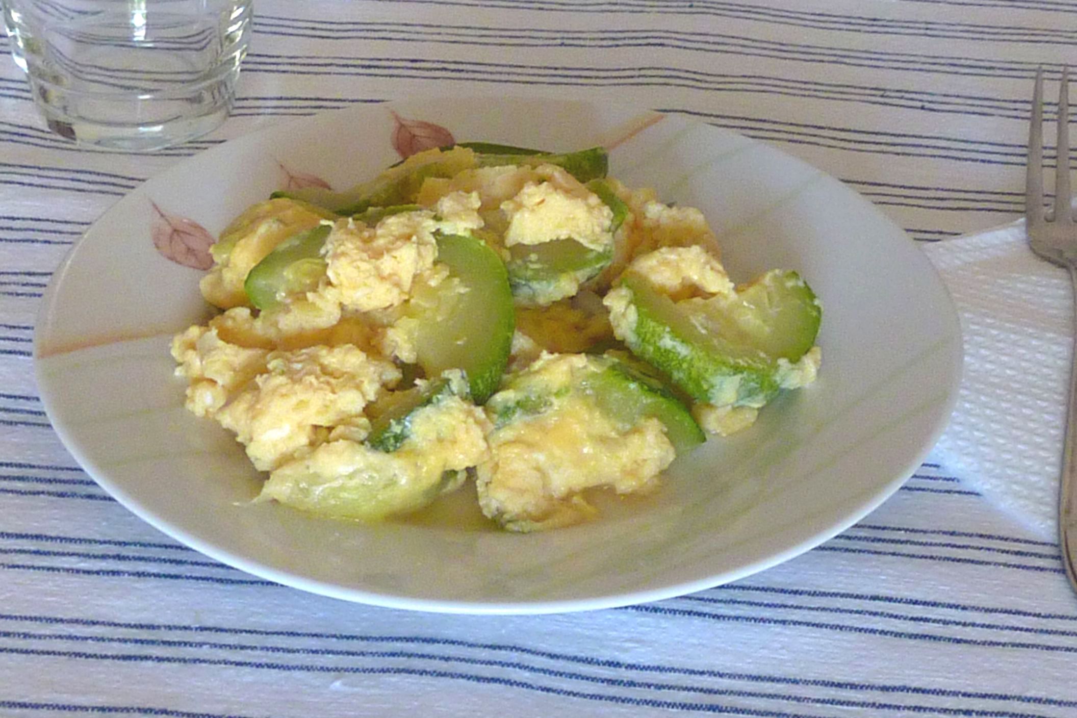 Zucchine con le uova