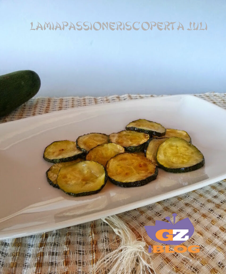 Zucchine fritte dorate olio di oliva exstravergine