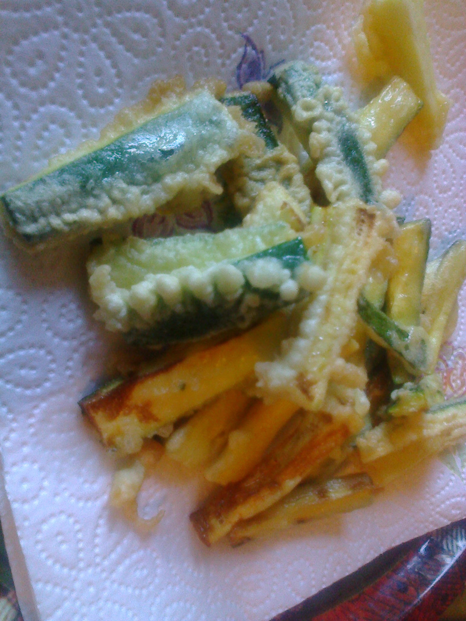 Zucchine fritte pastellate