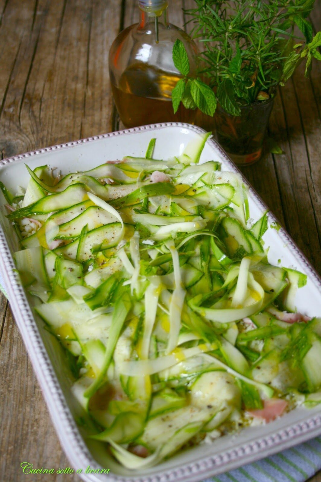 Zucchine golose in teglia