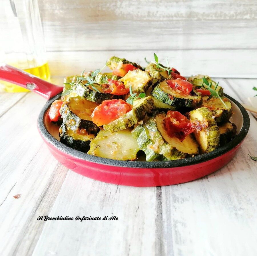 Zucchine gratinate al forno