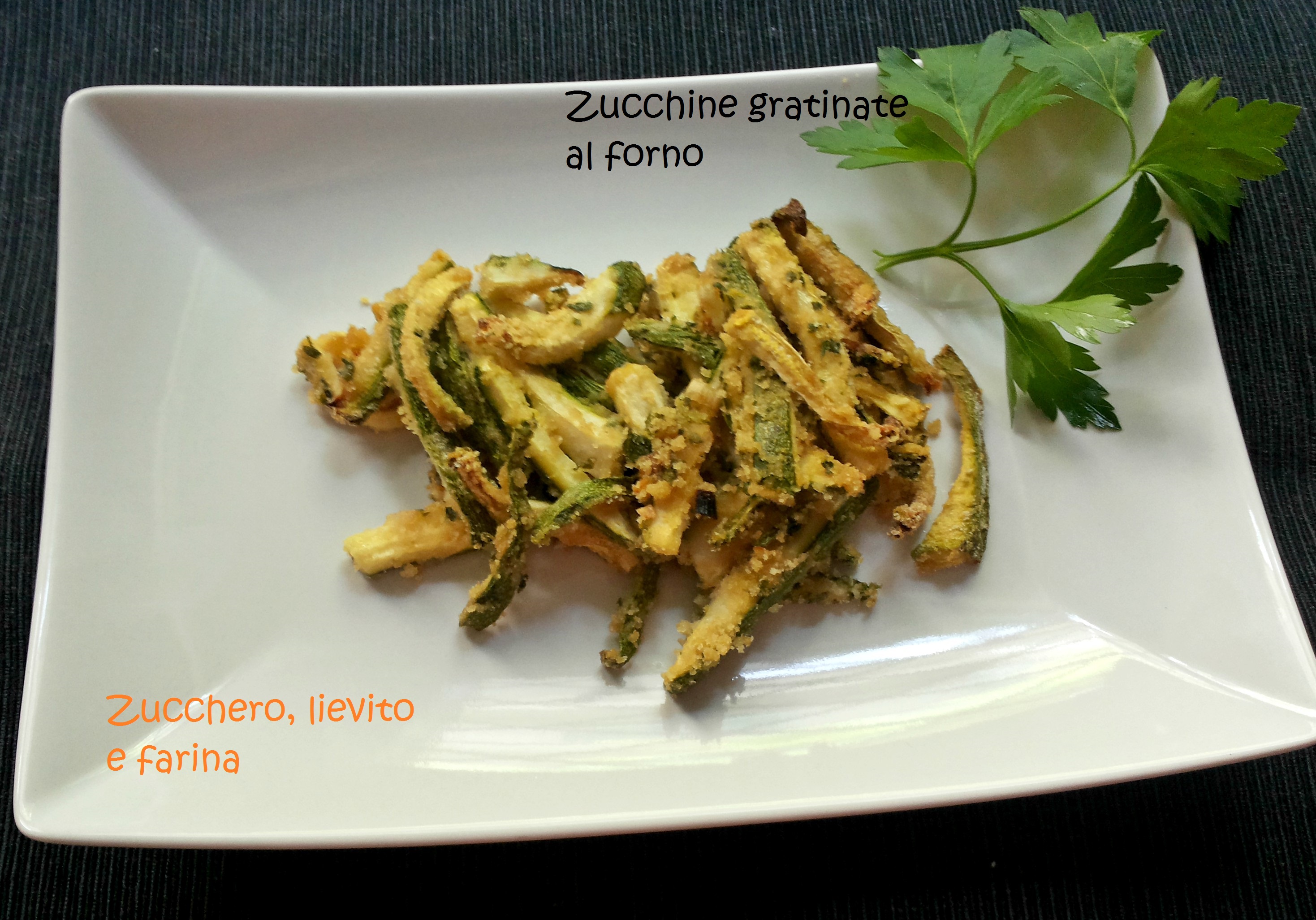Zucchine gratinate al forno
