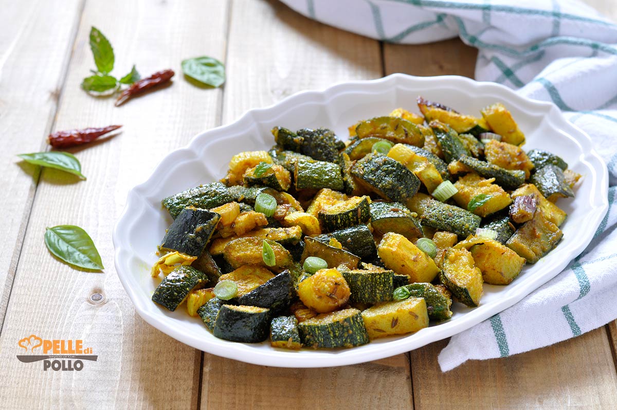 Zucchine gratinate alla paprika