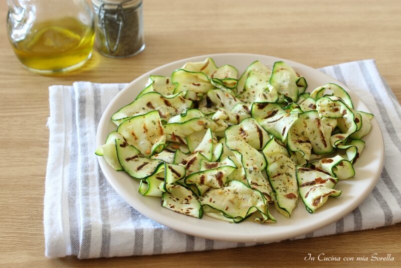 Zucchine grigliate – contorno leggero