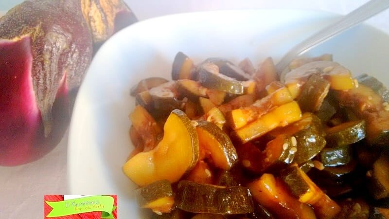 Zucchine in agrodolce con bimby