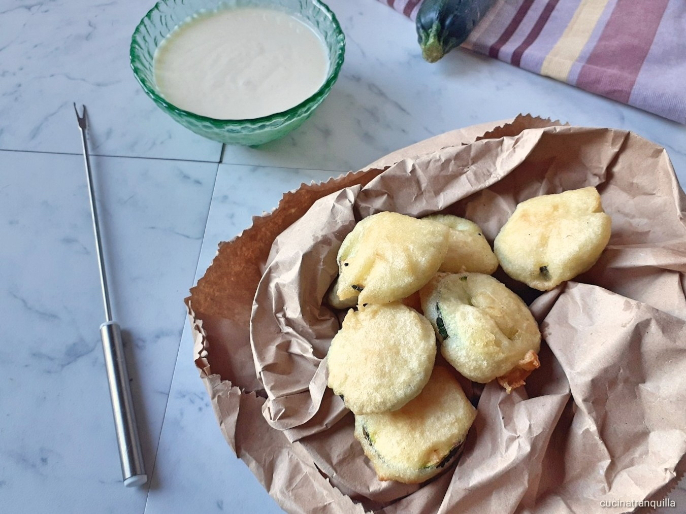 Zucchine in pastella