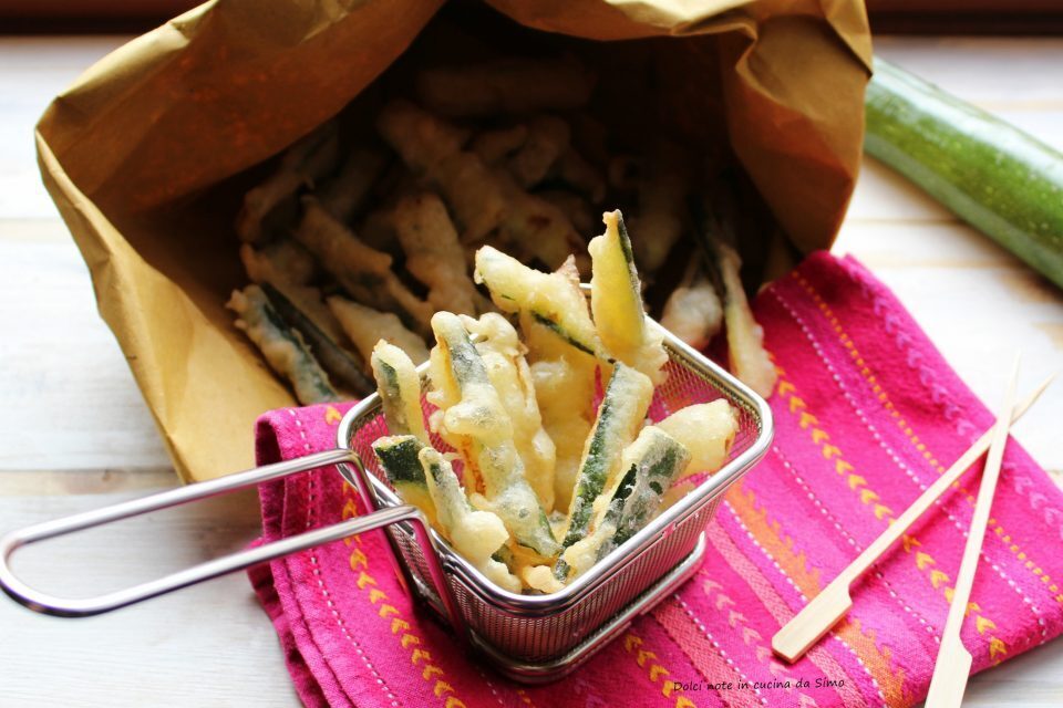 Zucchine in pastella