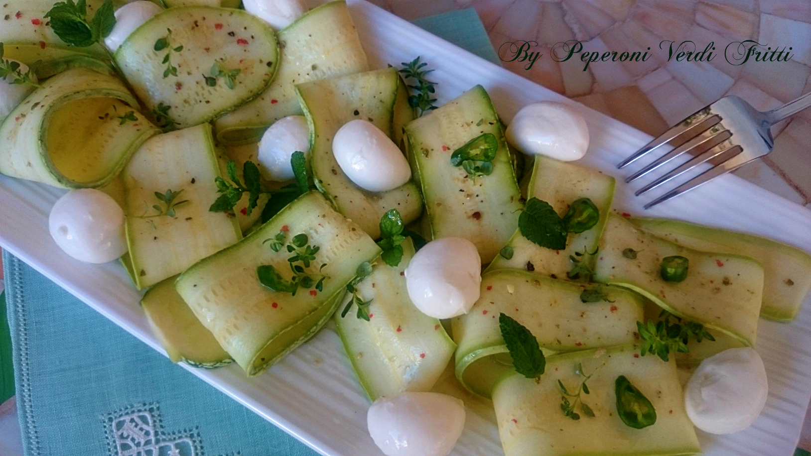 Zucchine marinate all’aceto