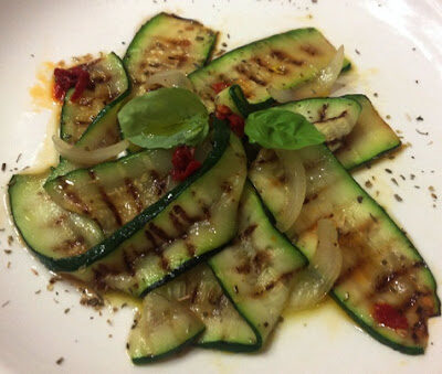Zucchine marinate grigliate