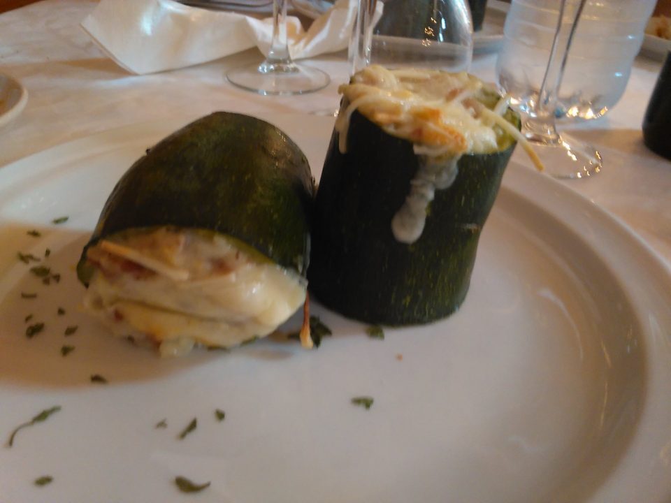 Zucchine ripiene al forno