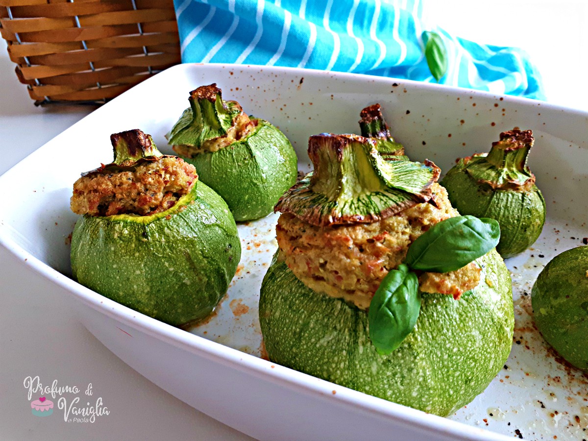 Zucchine ripiene al prosciutto