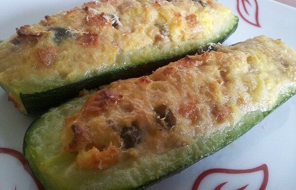 Zucchine ripiene al tonno